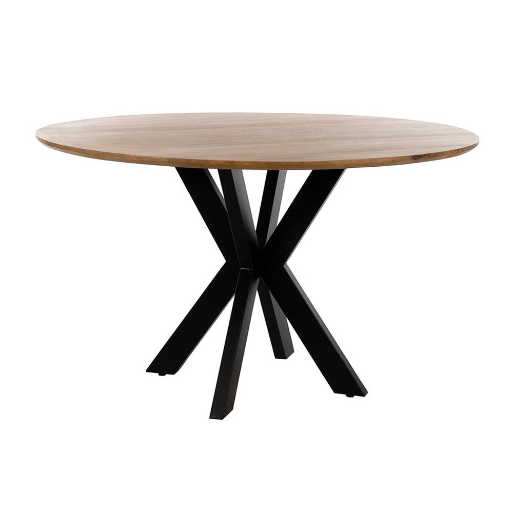 Eetkamertafel Ø130, Mango Smooth Natural