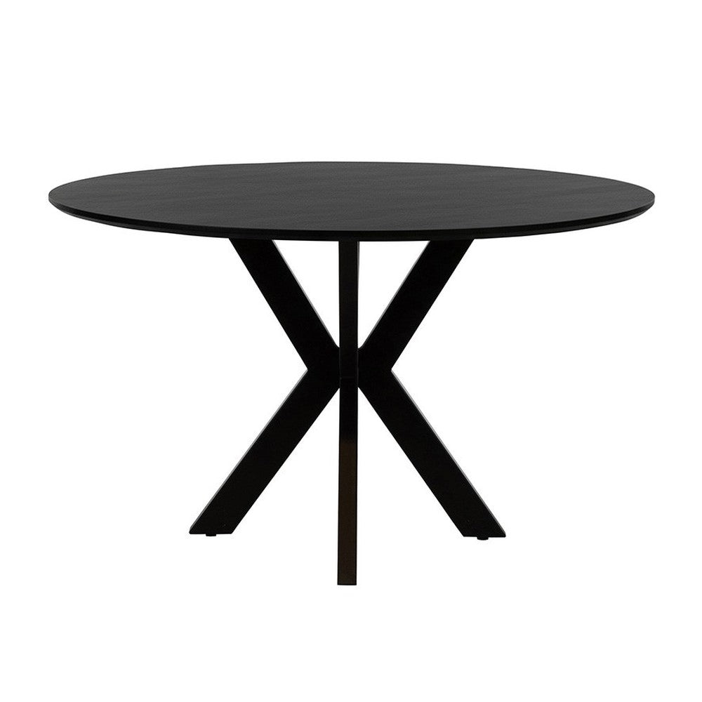 Eetkamertafel Ø150, Acacia Black – afbeelding 2
