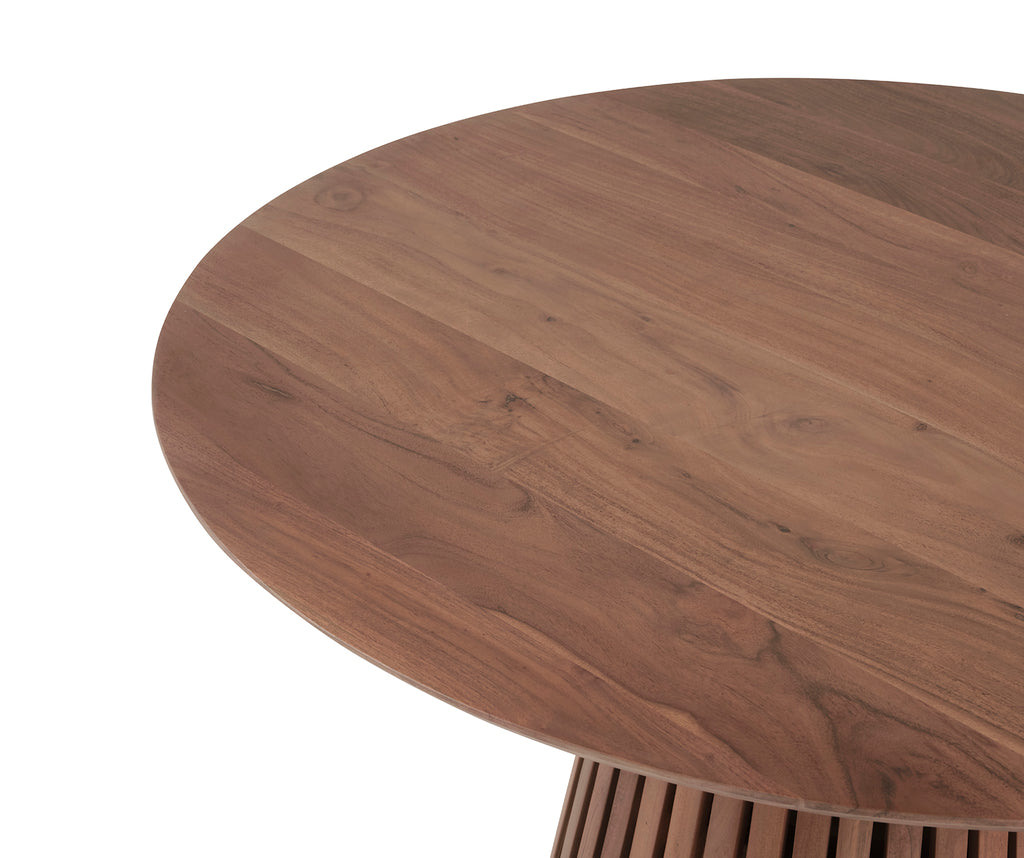 Eetkamertafel Ø130, Acacia Naturale