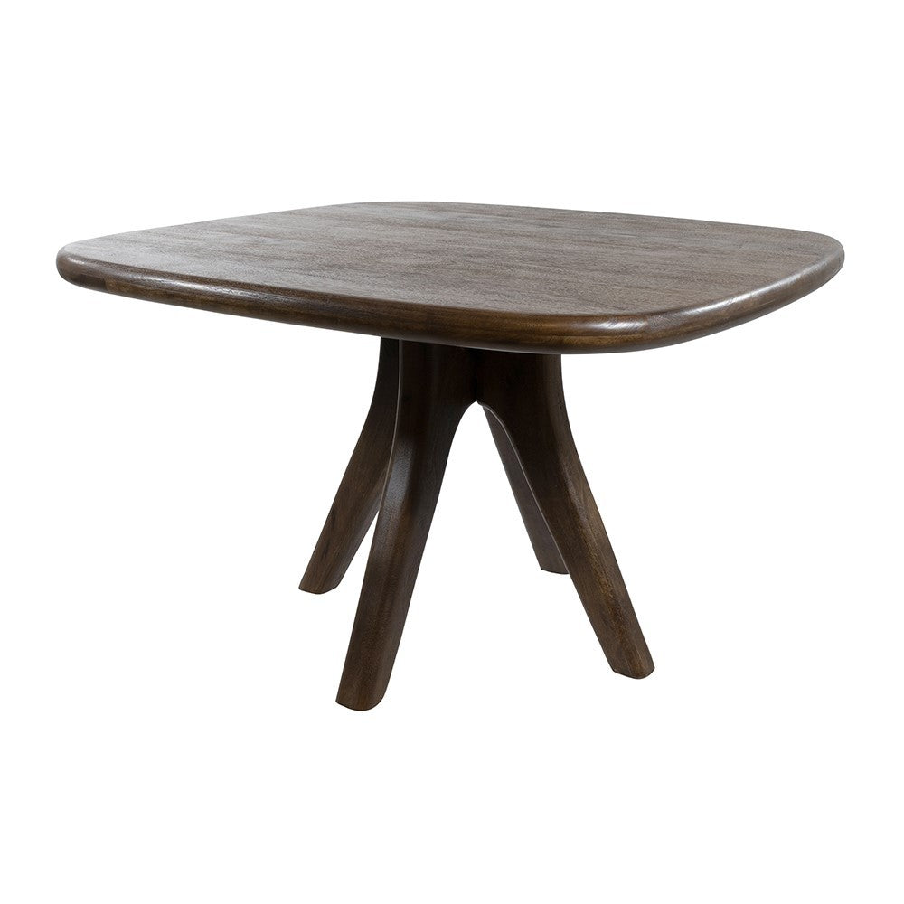 Eetkamertafel stuiver vorm 120, Mango Espresso Brown