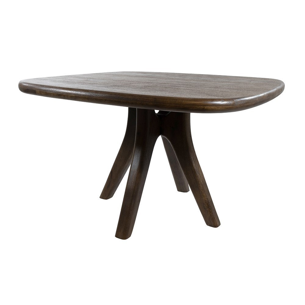 Eetkamertafel stuiver vorm 120, Mango Espresso Brown – afbeelding 2