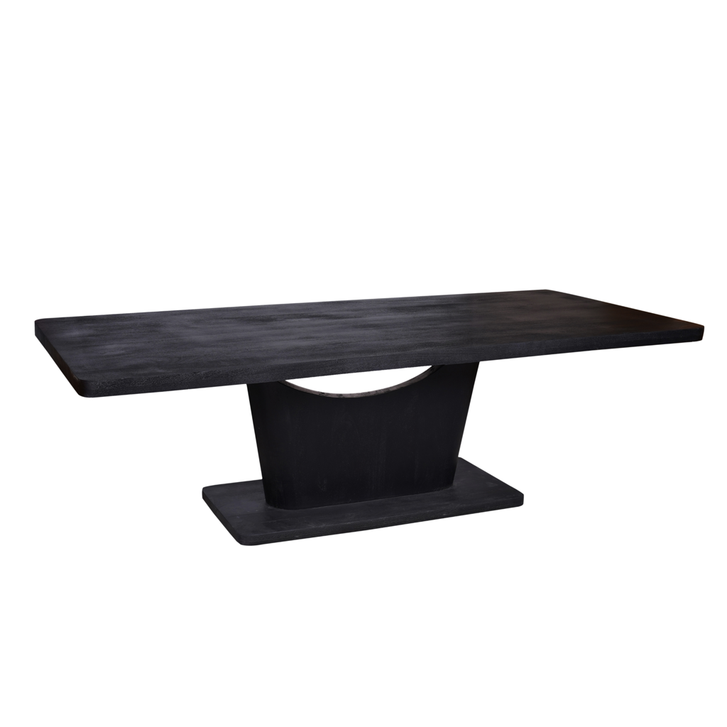Eettafel Voco Zwart Mangohout 240 cm