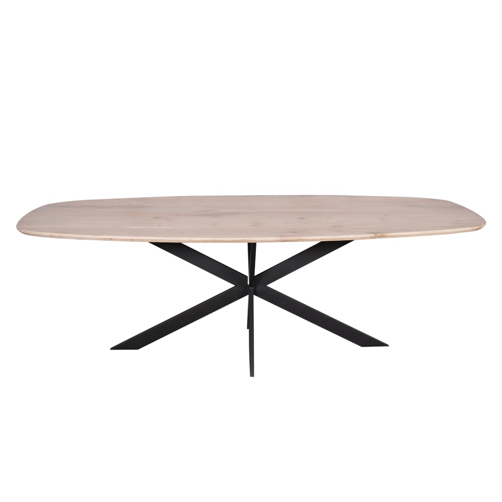 Eiken eettafel Ferris | Deens Ovaal 240 cm | Naturel