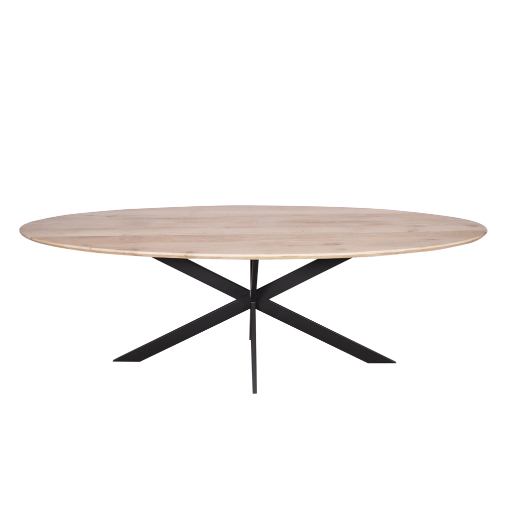 Eiken eettafel Ferris | Ovaal 210 cm | Naturel