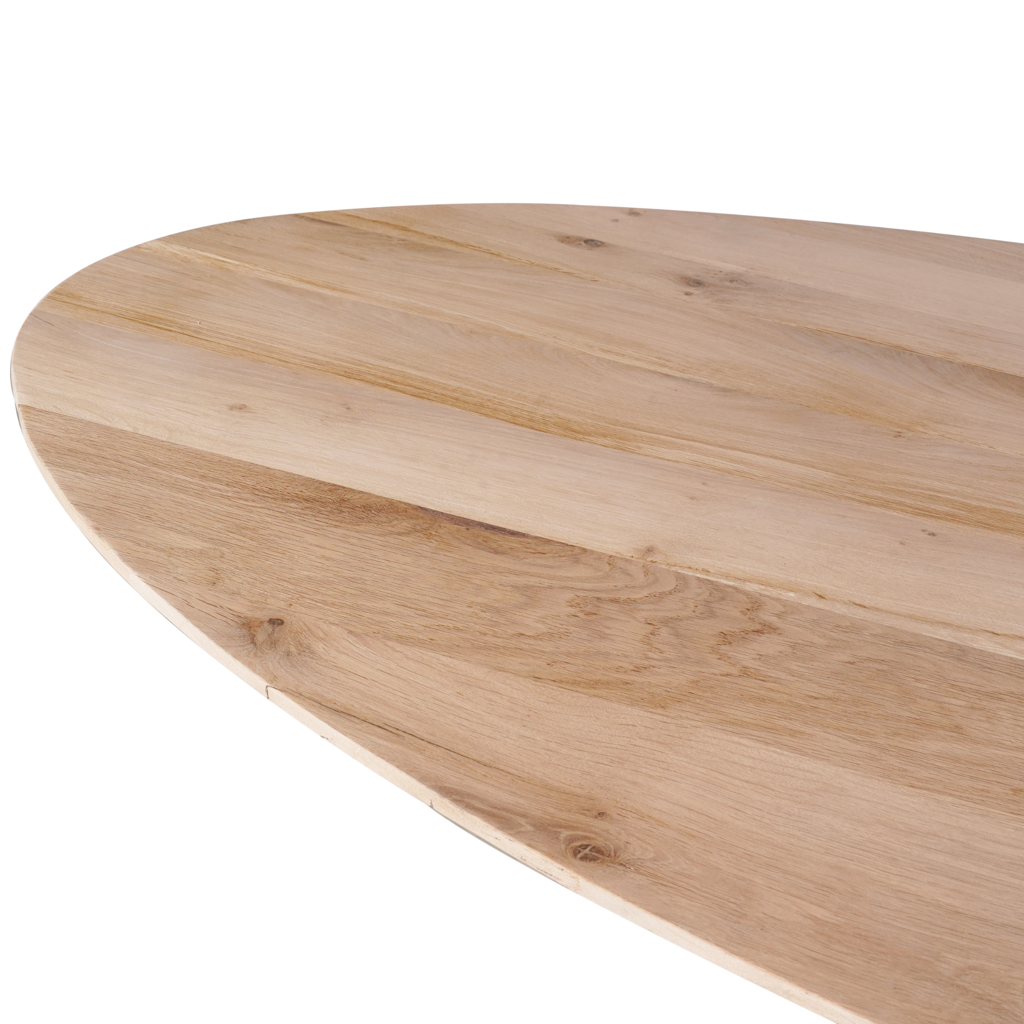 Eiken eettafel Ferris | Ovaal 210 cm | Naturel