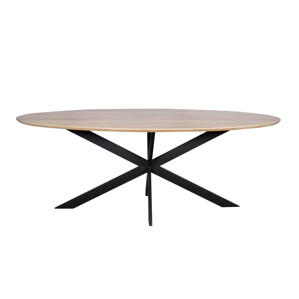 Eiken eettafel Ferris | Ovaal 240 cm | Naturel