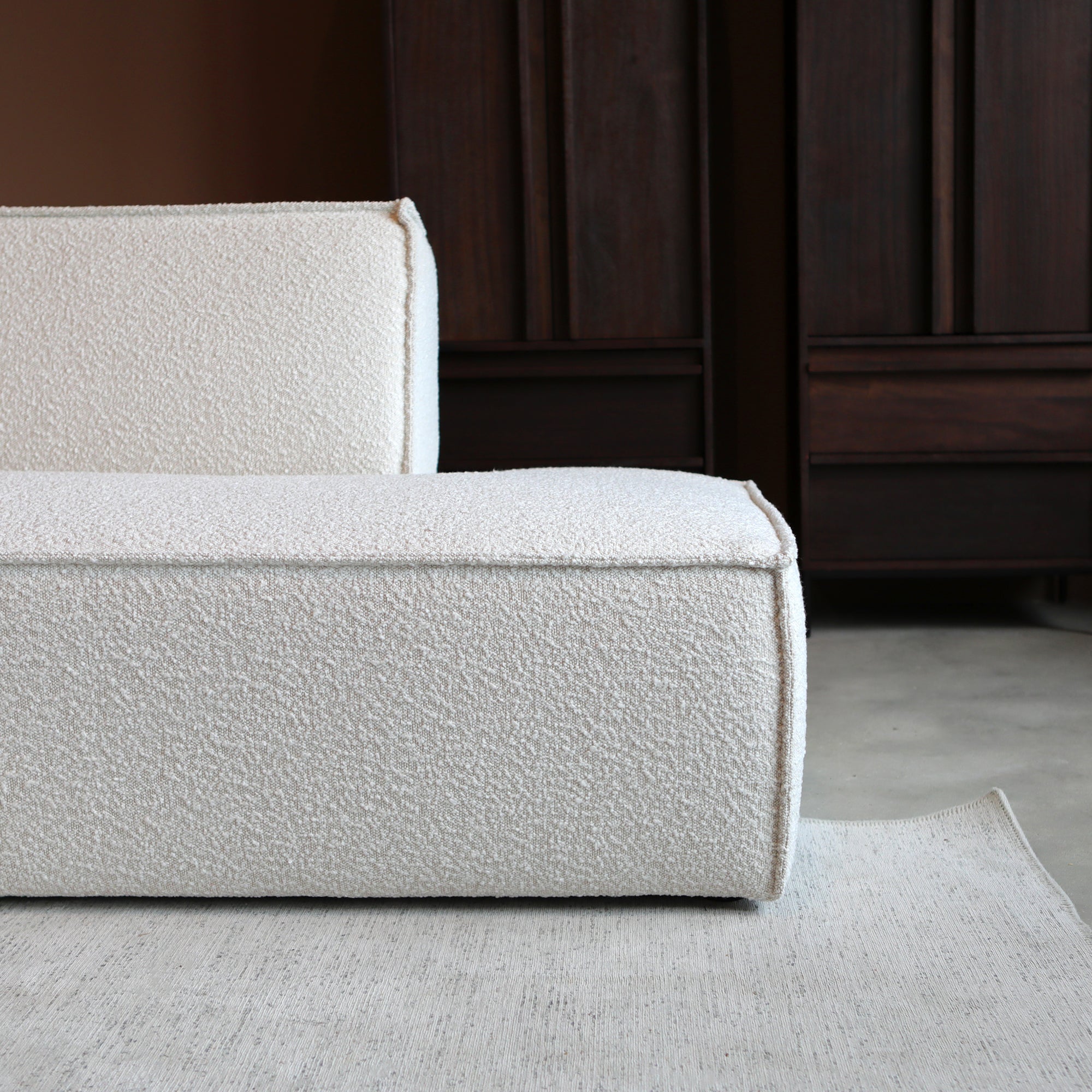 ENZO met chaise longue links - Legend 2 Natural