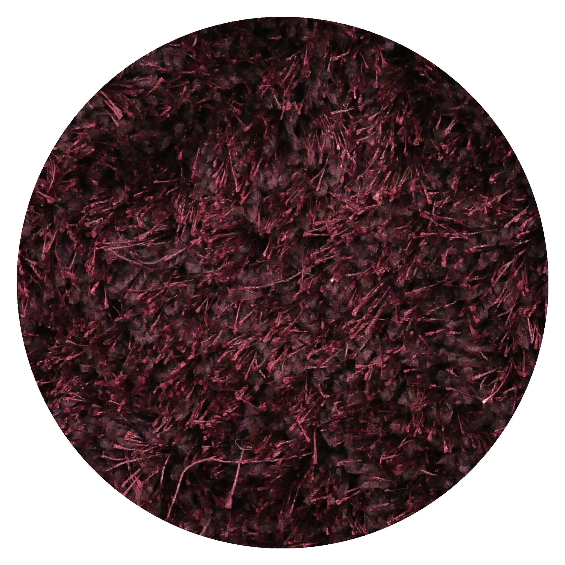 Vloerkleed Everest Aubergine - Rond