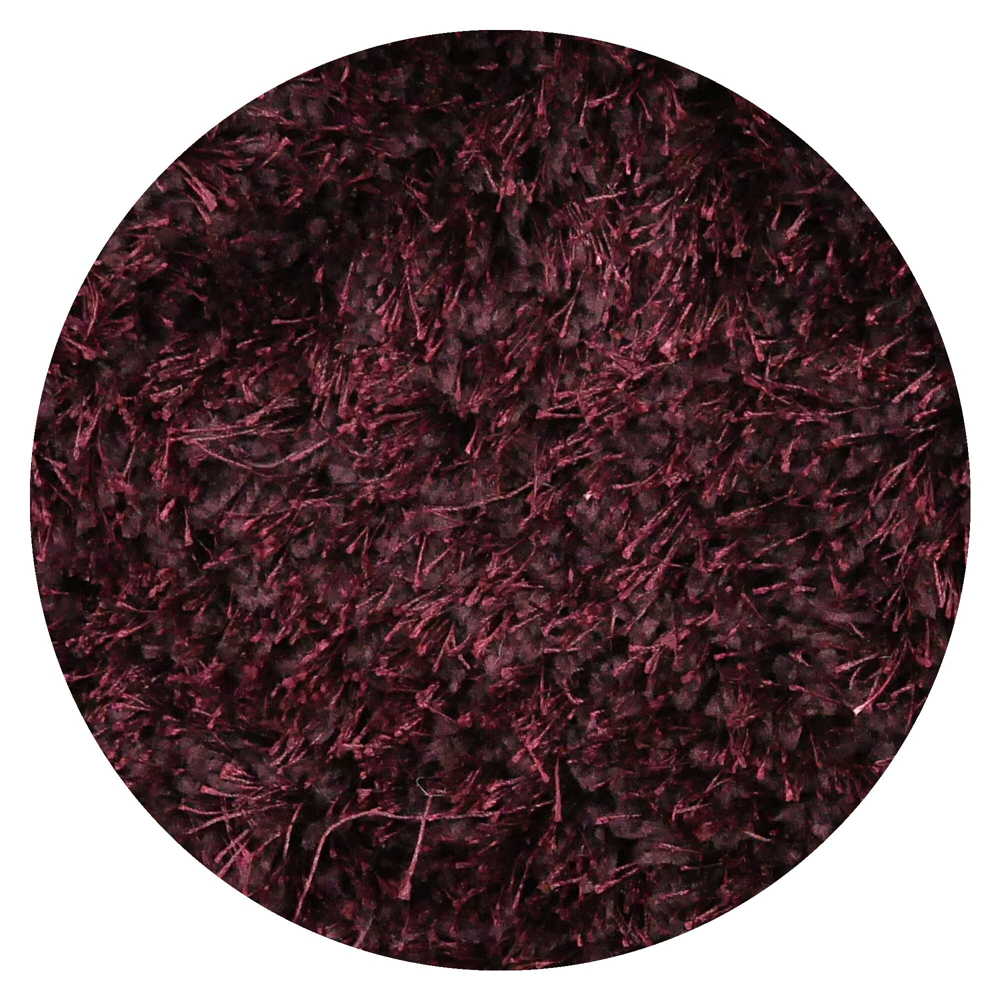 Vloerkleed Everest Aubergine - Rond