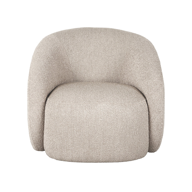 LABEL51 Fauteuil Alby - Beige - Boucle