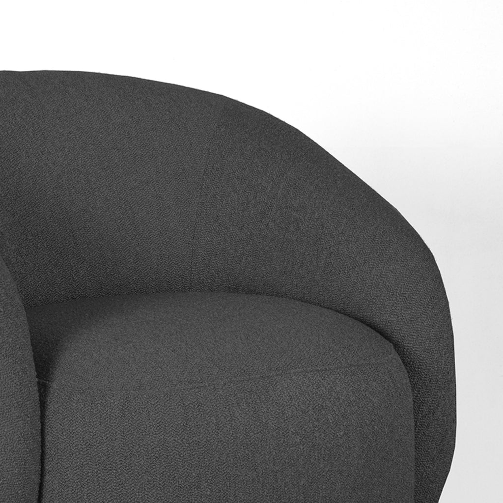 LABEL51 Fauteuil Alby - Antraciet - Boucle