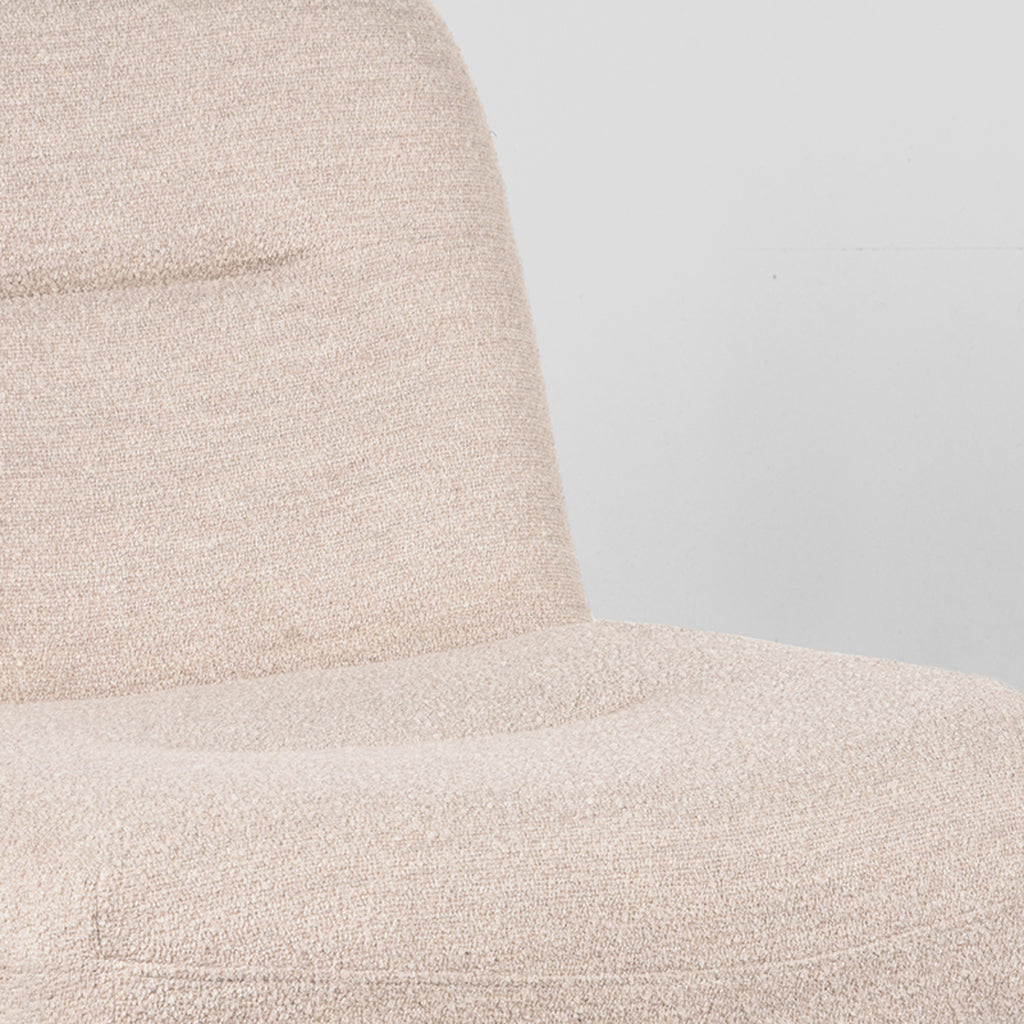 LABEL51 Fauteuil Eli - Naturel - Boucle