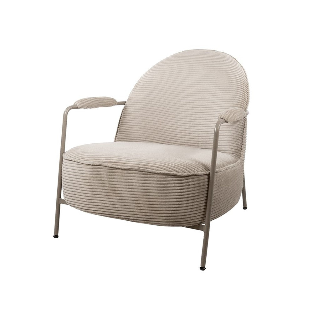 Fauteuil Elton – Sand Frame – Rib – Sand