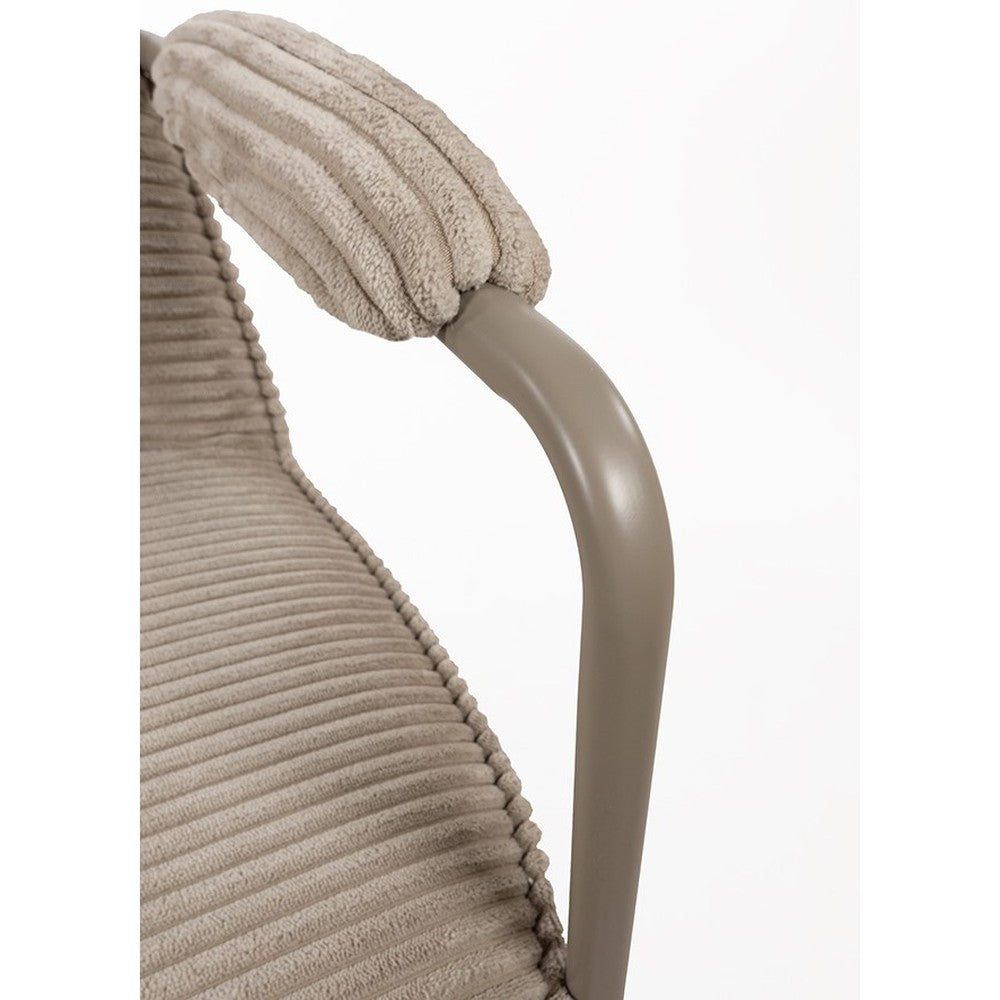 Fauteuil Elton – Sand Frame – Rib – Sand – afbeelding 6