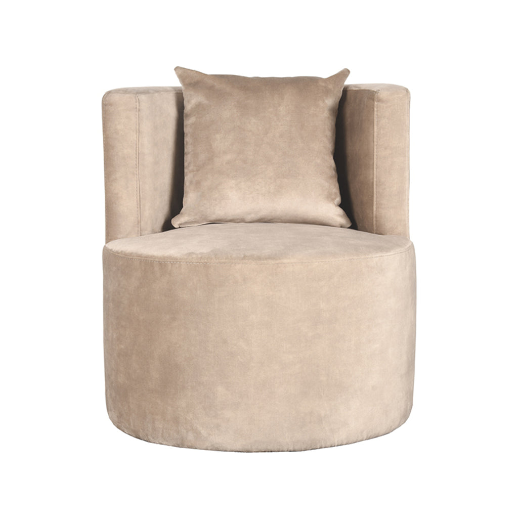 LABEL51 Fauteuil Evy - Zand - Velours