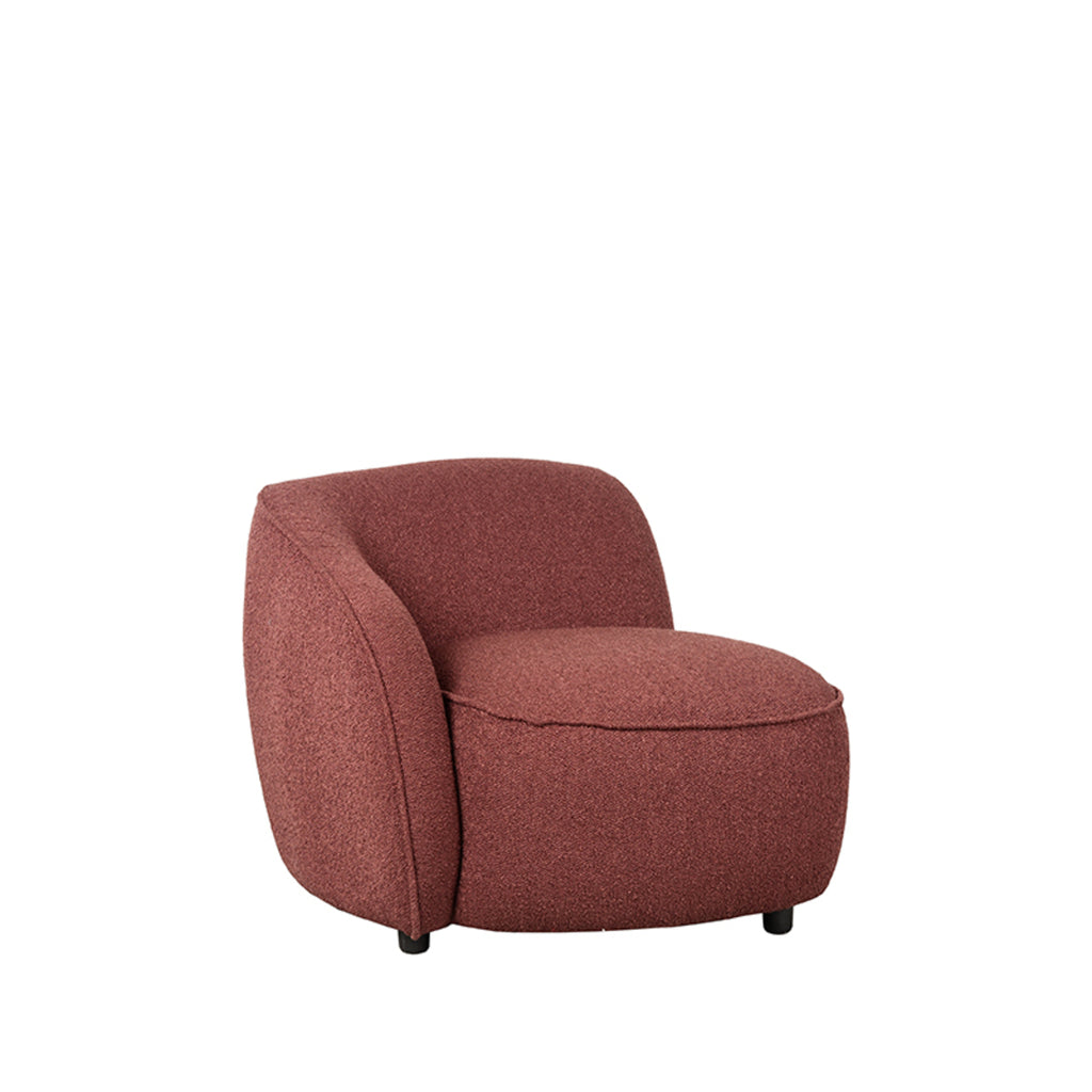 LABEL51 Fauteuil Livo - Winered - Boucle