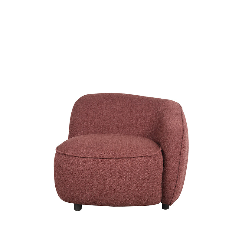 LABEL51 Fauteuil Livo - Winered - Boucle