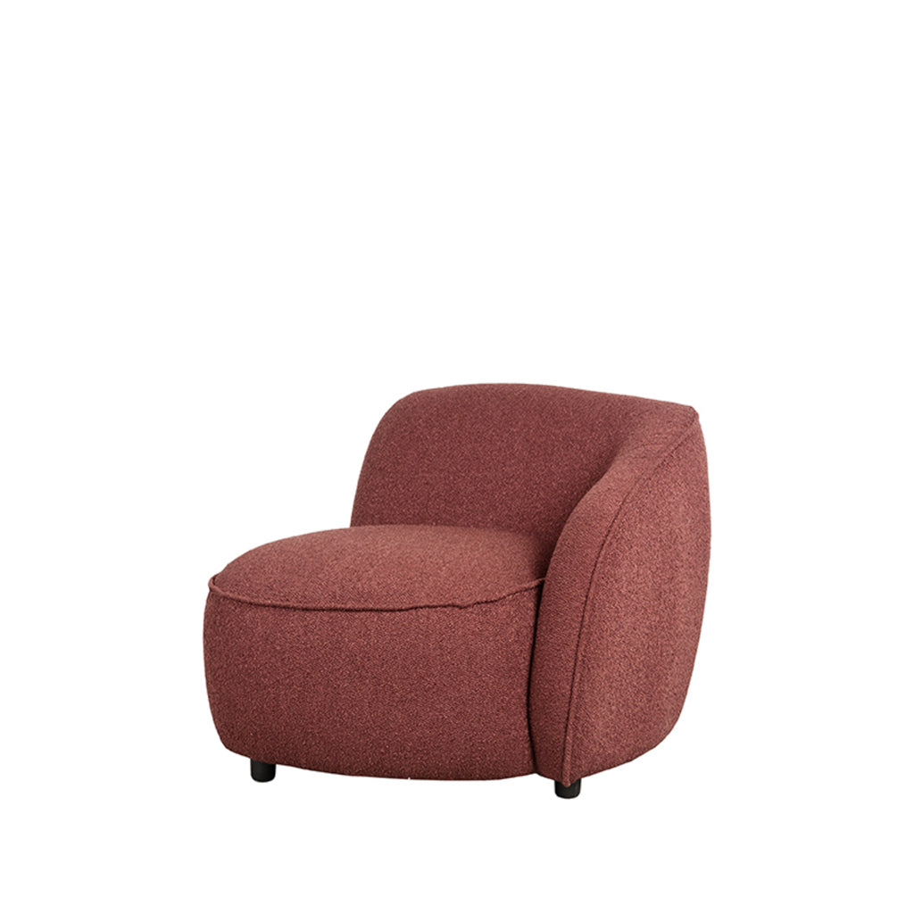 LABEL51 Fauteuil Livo - Winered - Boucle