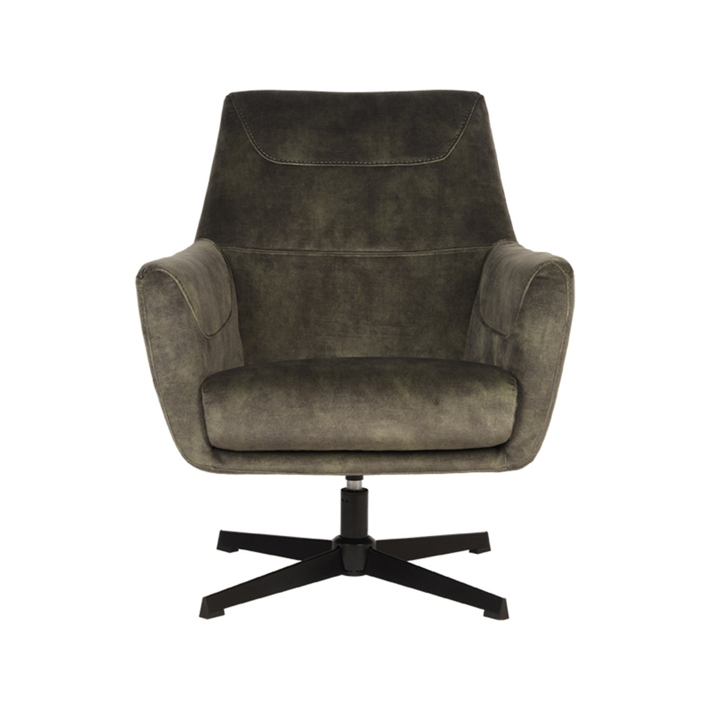 LABEL51 Fauteuil Toby - Hunter - Velours