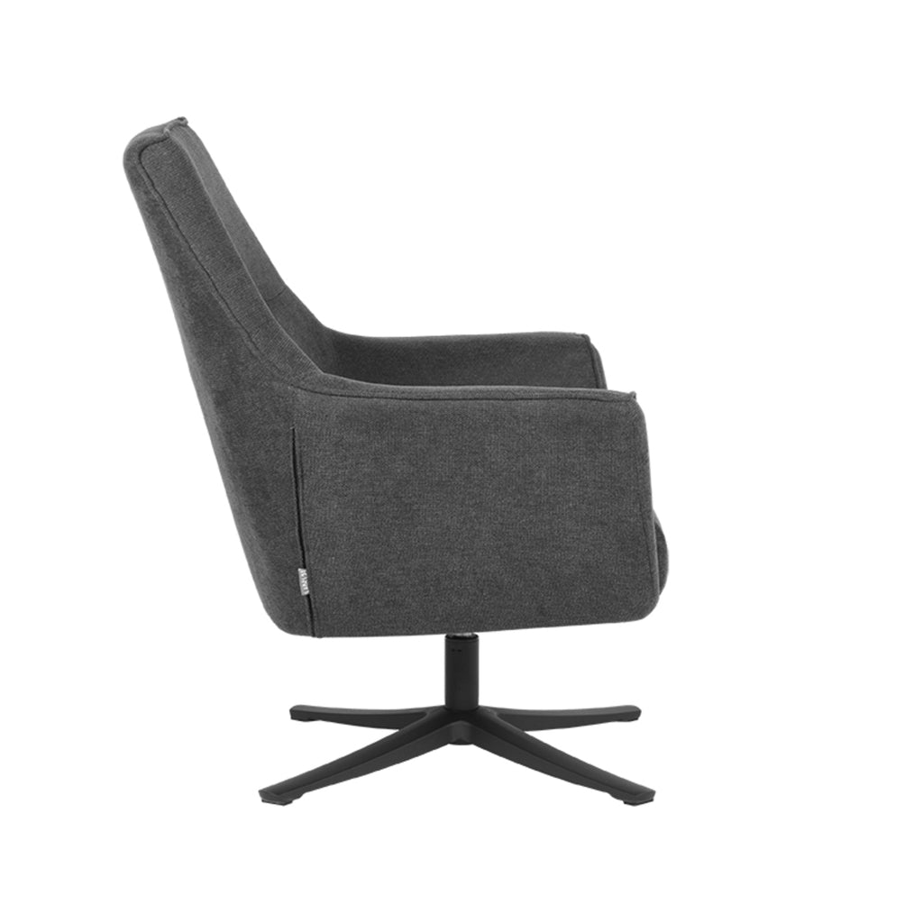 LABEL51 Fauteuil Tod - Antraciet - Synthetisch