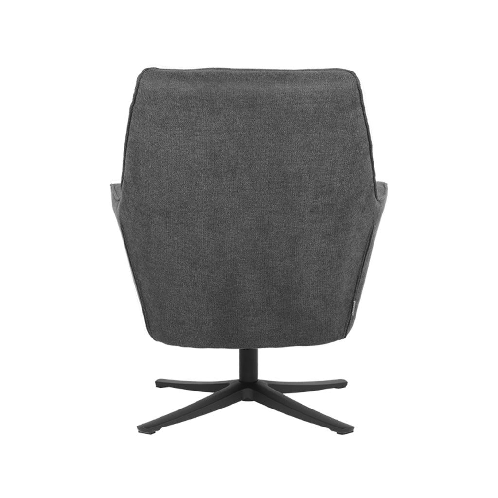 LABEL51 Fauteuil Tod - Antraciet - Synthetisch