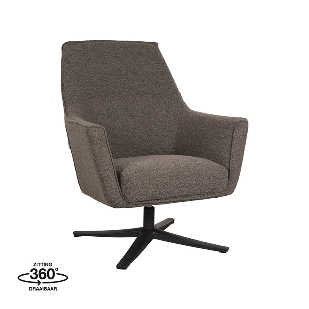 LABEL51 Fauteuil Tod - Bruin - Boucle