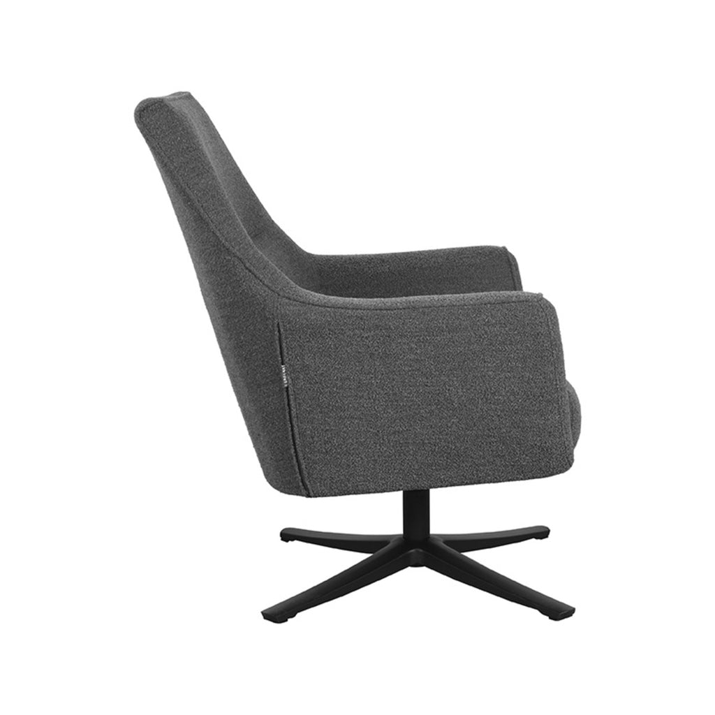 LABEL51 Fauteuil Tod - Grijs - Boucle