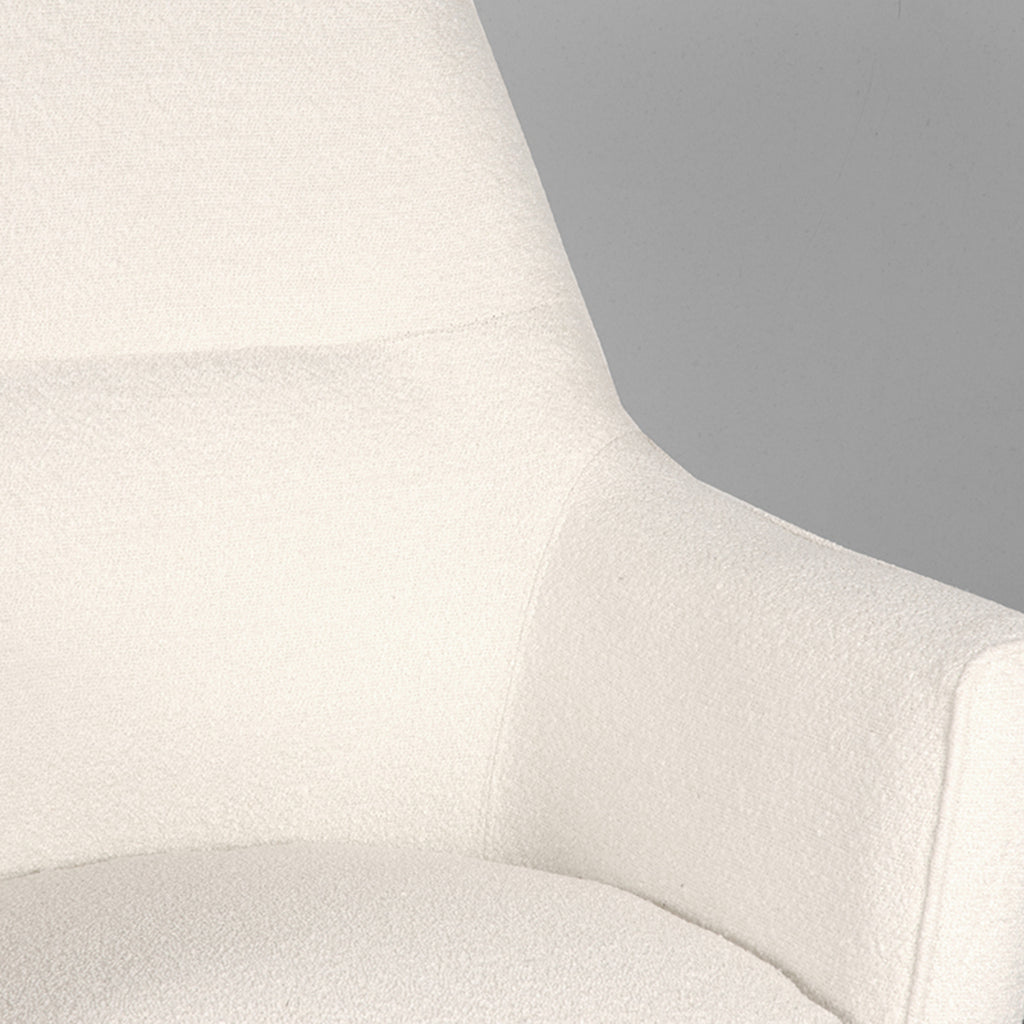 LABEL51 Fauteuil Tod - Ivory - Boucle