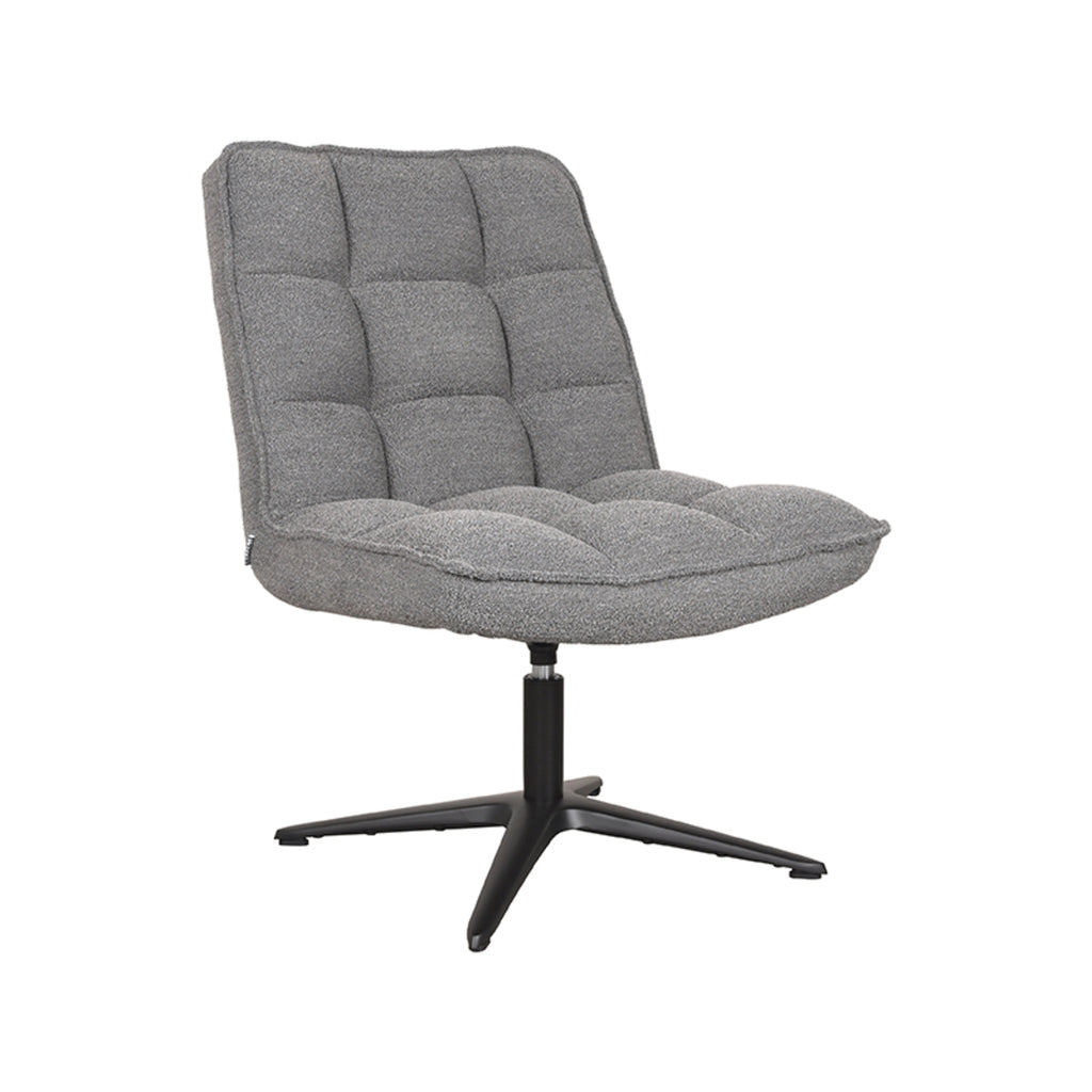 LABEL51 Fauteuil Vince - Grijs - Boucle