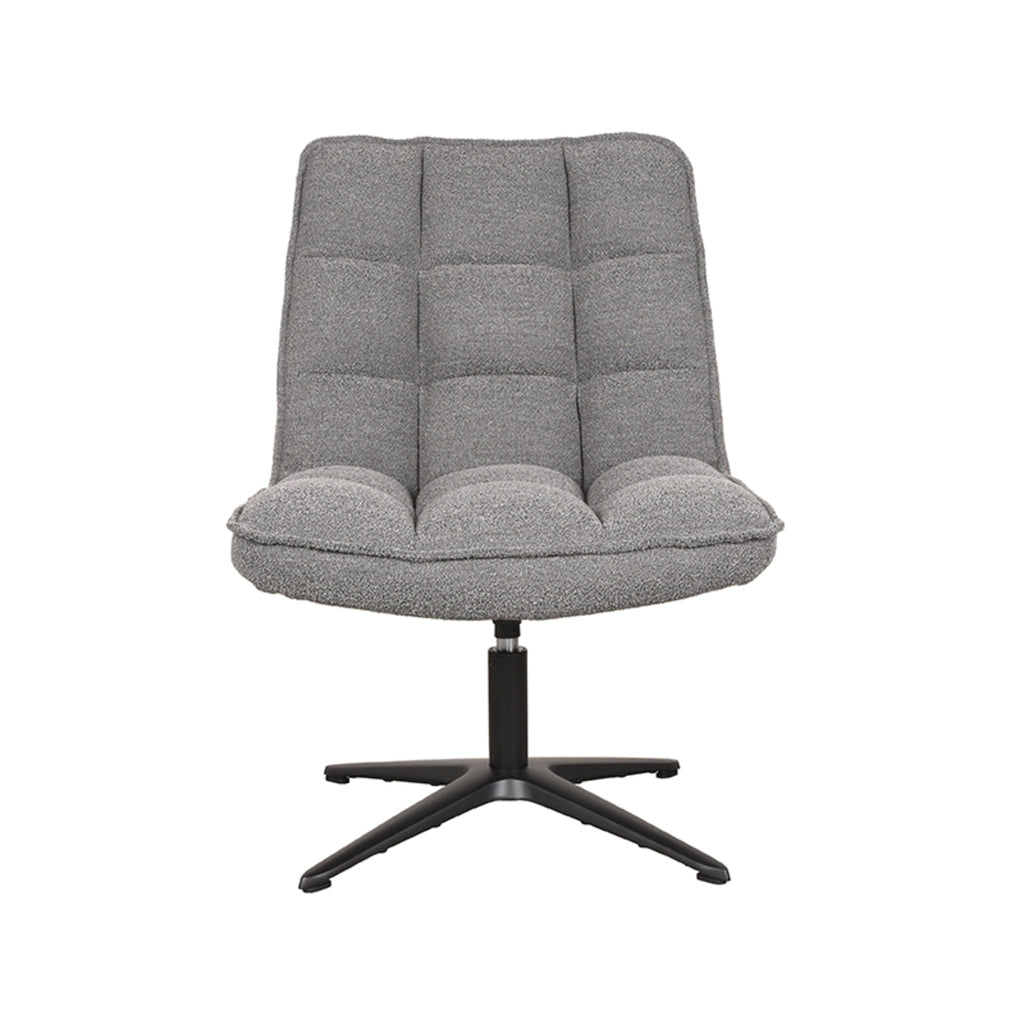 LABEL51 Fauteuil Vince - Grijs - Boucle