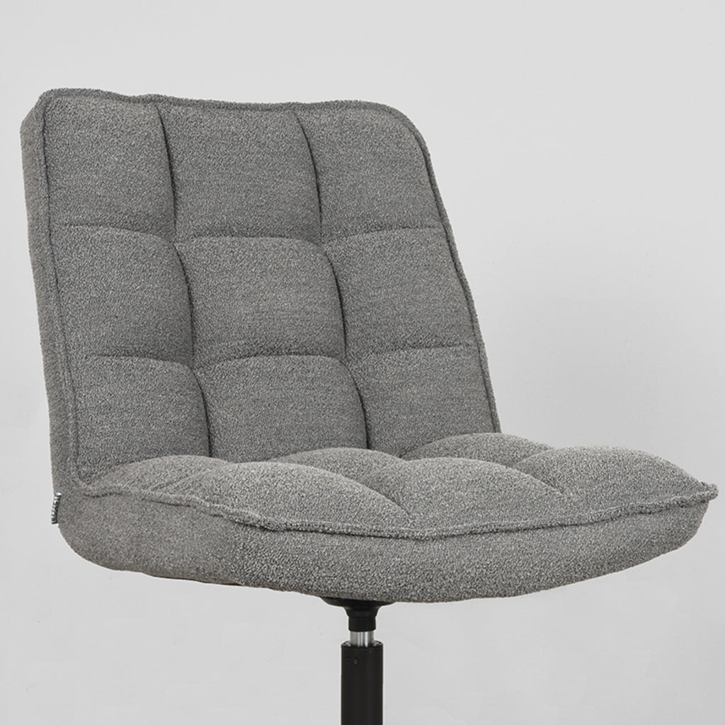 LABEL51 Fauteuil Vince - Grijs - Boucle