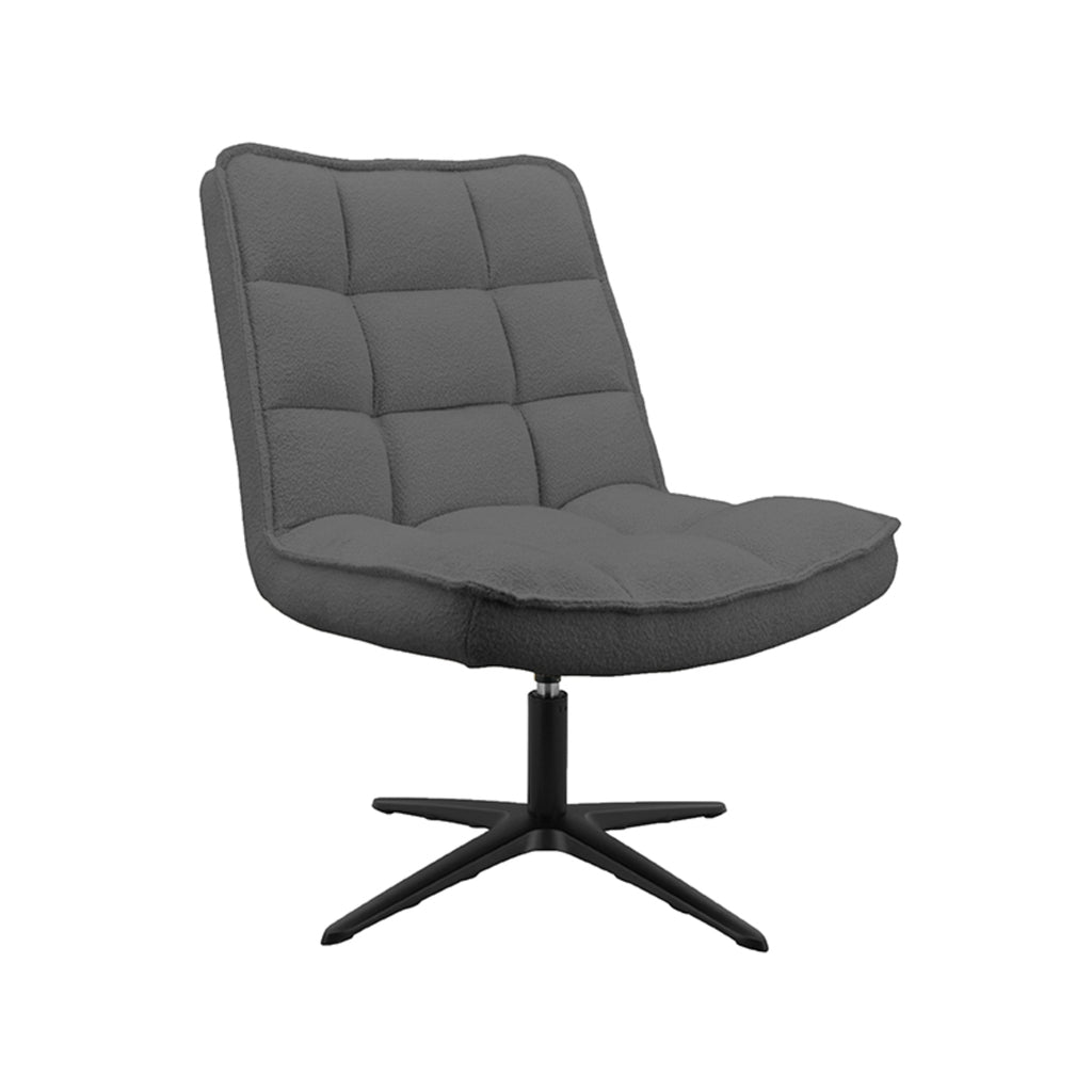 LABEL51 Fauteuil Vince - Grijs - Boucle