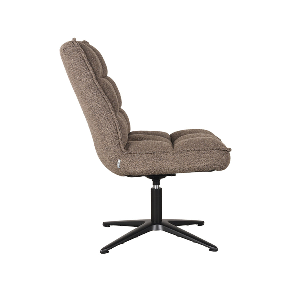 LABEL51 Fauteuil Vince - Bruin - Boucle