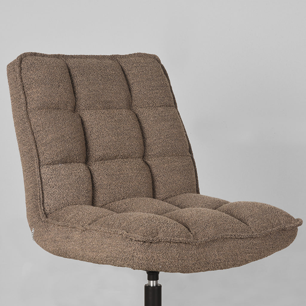 LABEL51 Fauteuil Vince - Bruin - Boucle