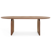 Eettafel Bella Tabacco - 200 cm - eettafel van mangohout, vooraanzicht