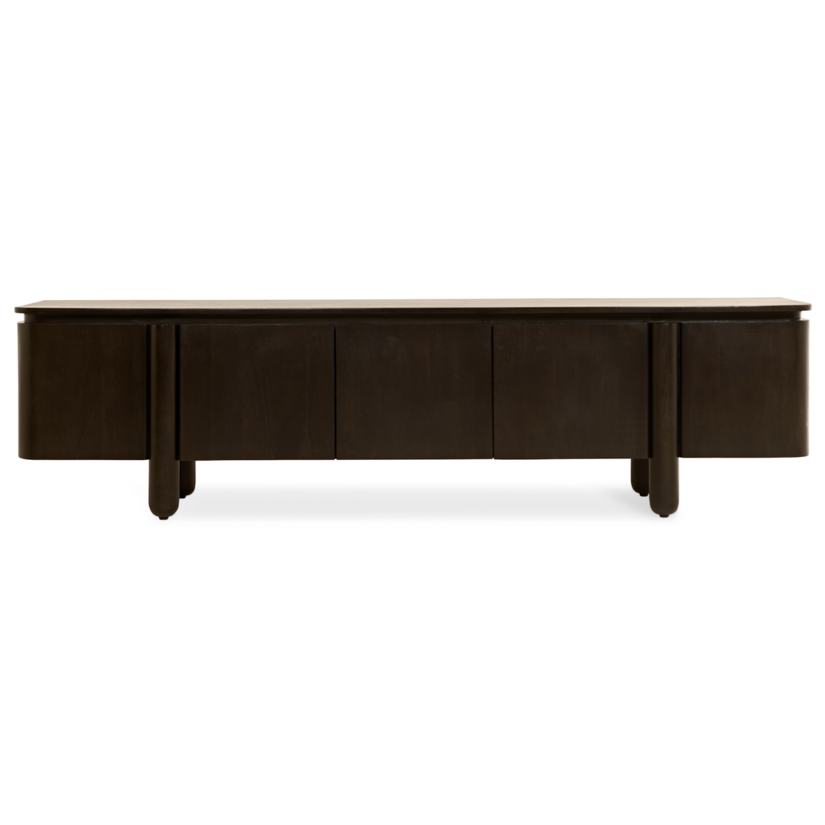 TV-meubel Rondo - 210 cm Donkerbruin