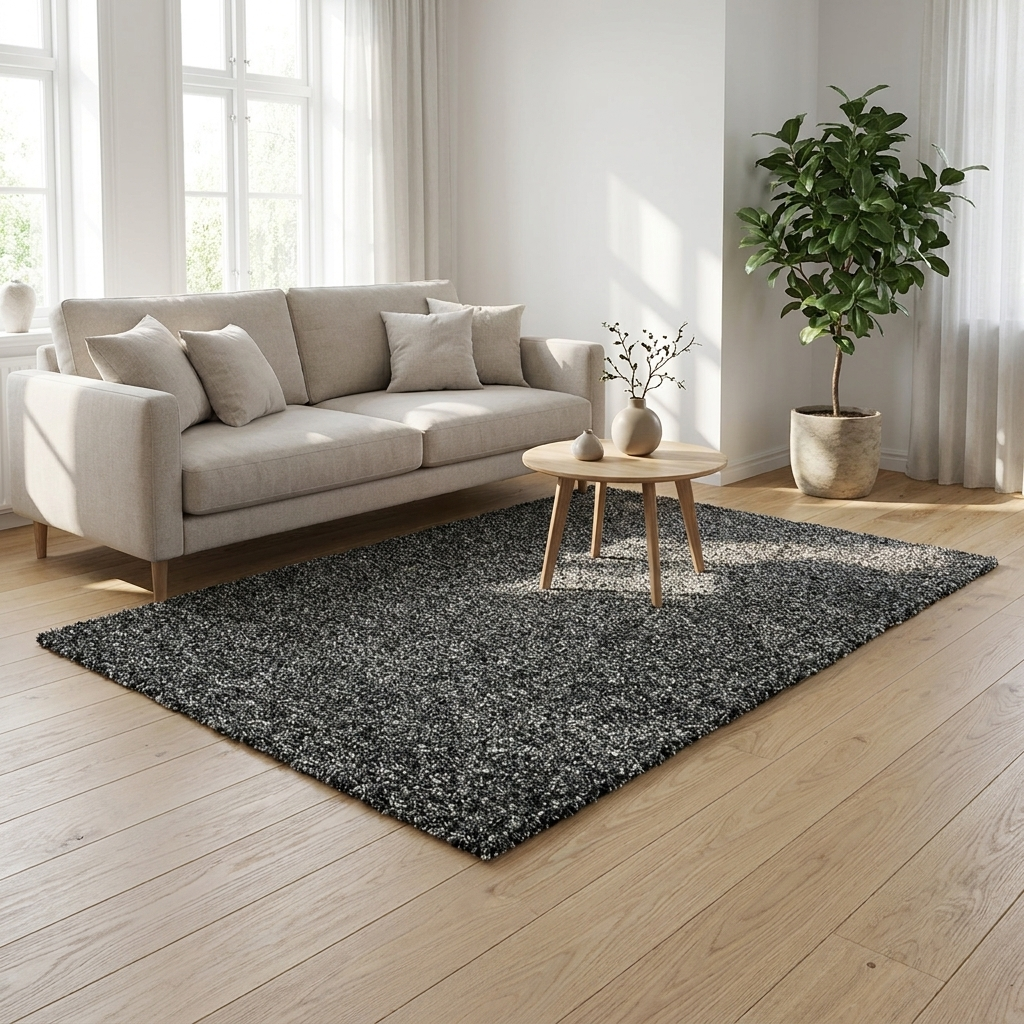 Vloerkleed Spectrum Antraciet sfeerfoto