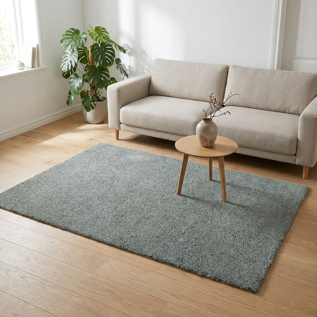 Vloerkleed Marshall Grijsblauw sfeerfoto