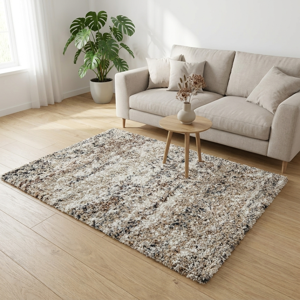 Vloerkleed Malta Beige Multicolor sfeerfoto