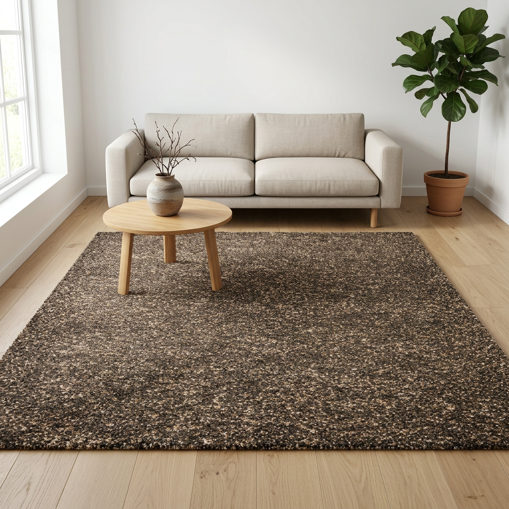 Vloerkleed Myla Bruin sfeerfoto