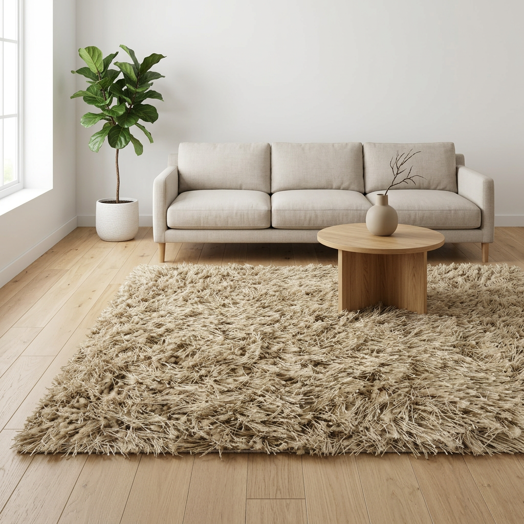 Vloerkleed Everest Beige sfeerfoto