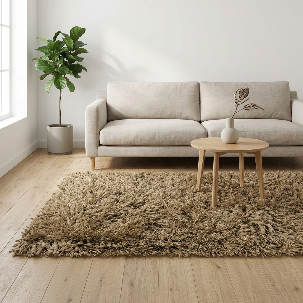 Vloerkleed Everest Taupe sfeerfoto