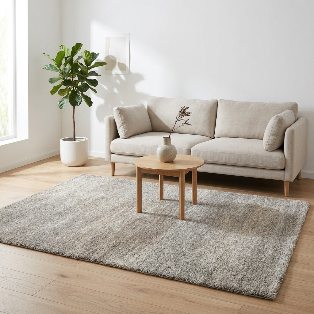 Vloerkleed Montgomery Beige Melange sfeerfoto