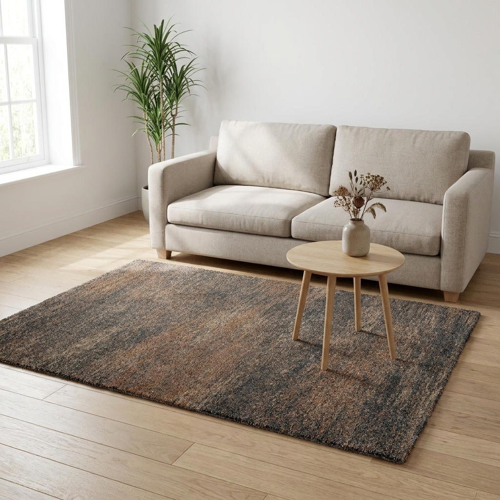 Vloerkleed Montgomery Terracotta Melange sfeerfoto