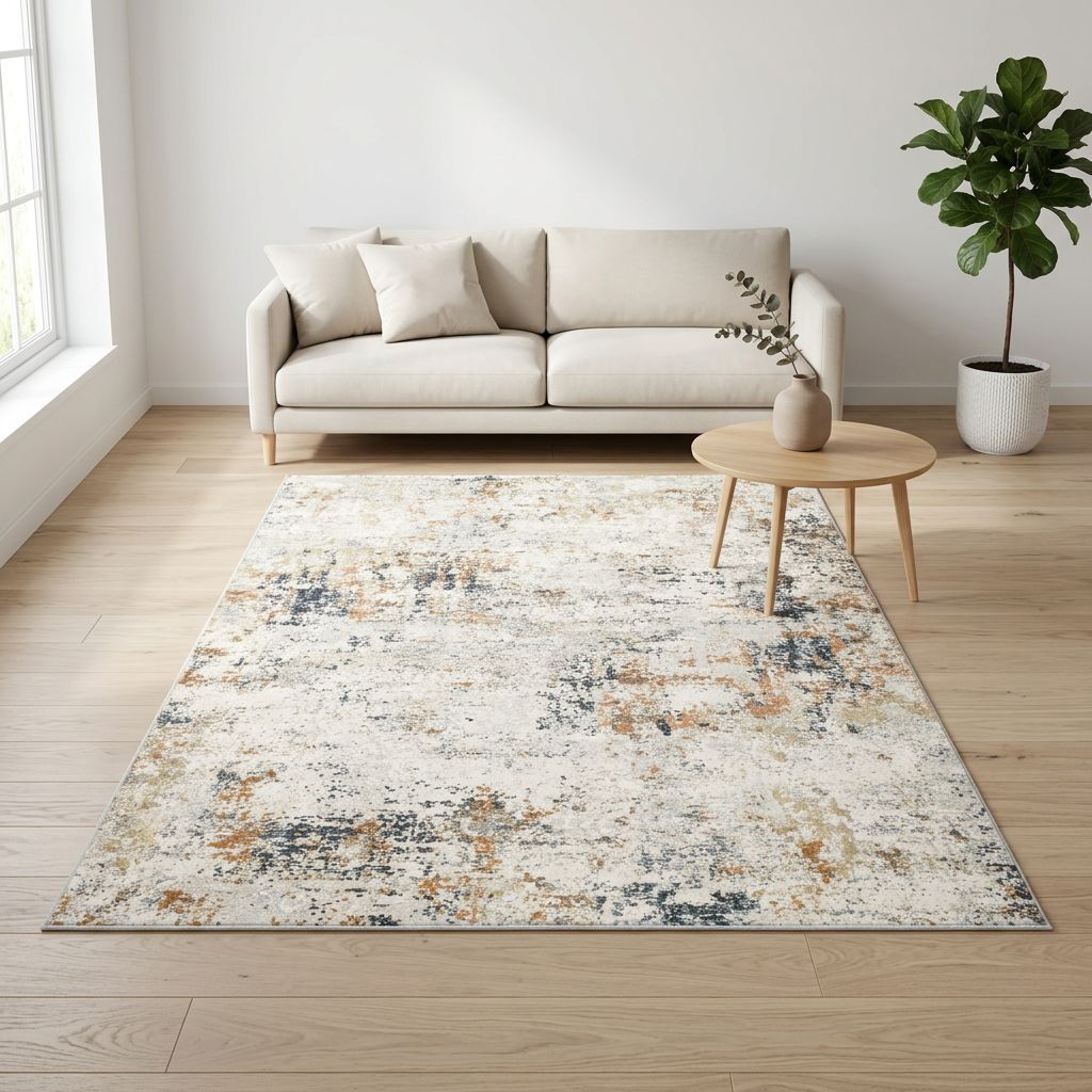 Vloerkleed Colorado Beige Multicolor sfeerfoto