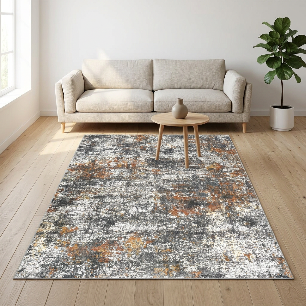 Vloerkleed Colorado Antraciet Multicolor sfeerfoto