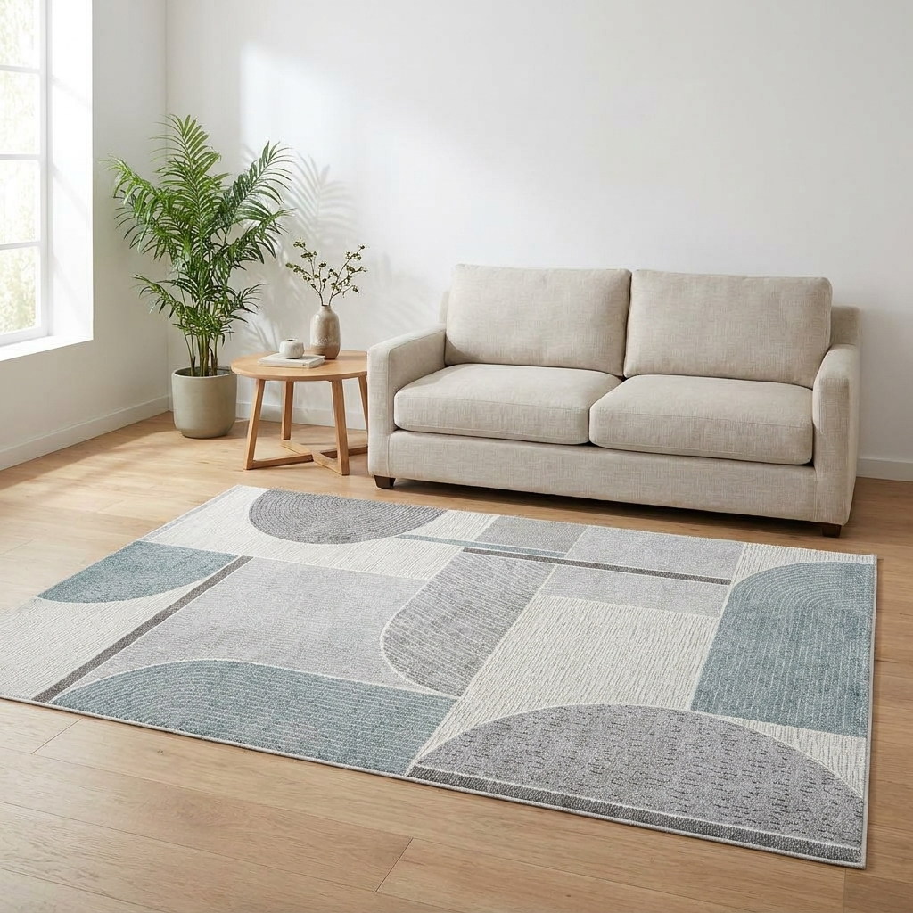 Vloerkleed Verwood Groen Multicolor sfeerfoto