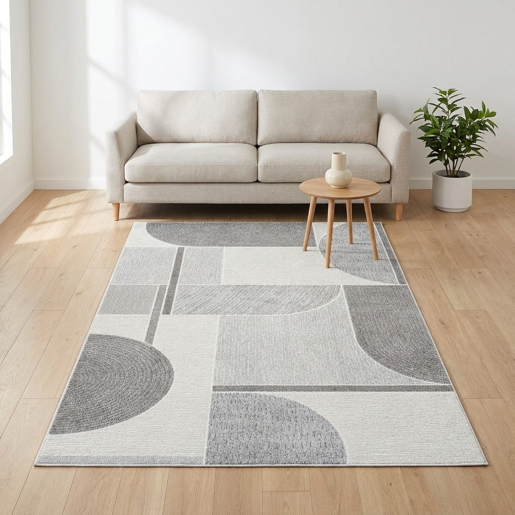 Vloerkleed Verwood Grijs Multicolor sfeerfoto