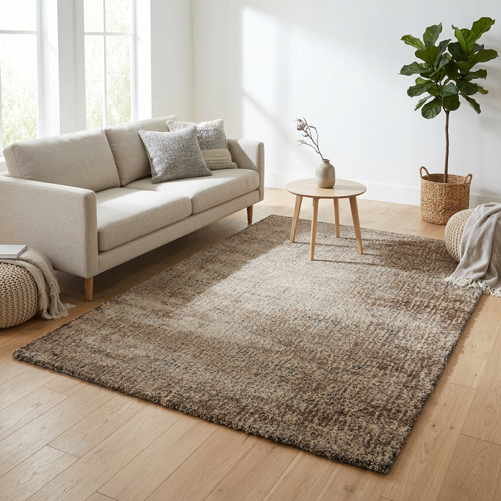 Vloerkleed Loxley Bruin sfeerfoto