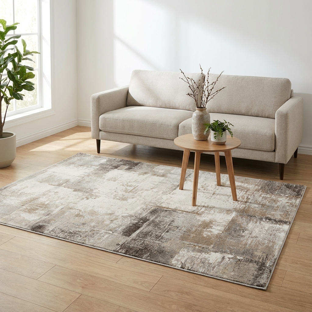 Vloerkleed Arizona Beige Multicolor sfeerfoto